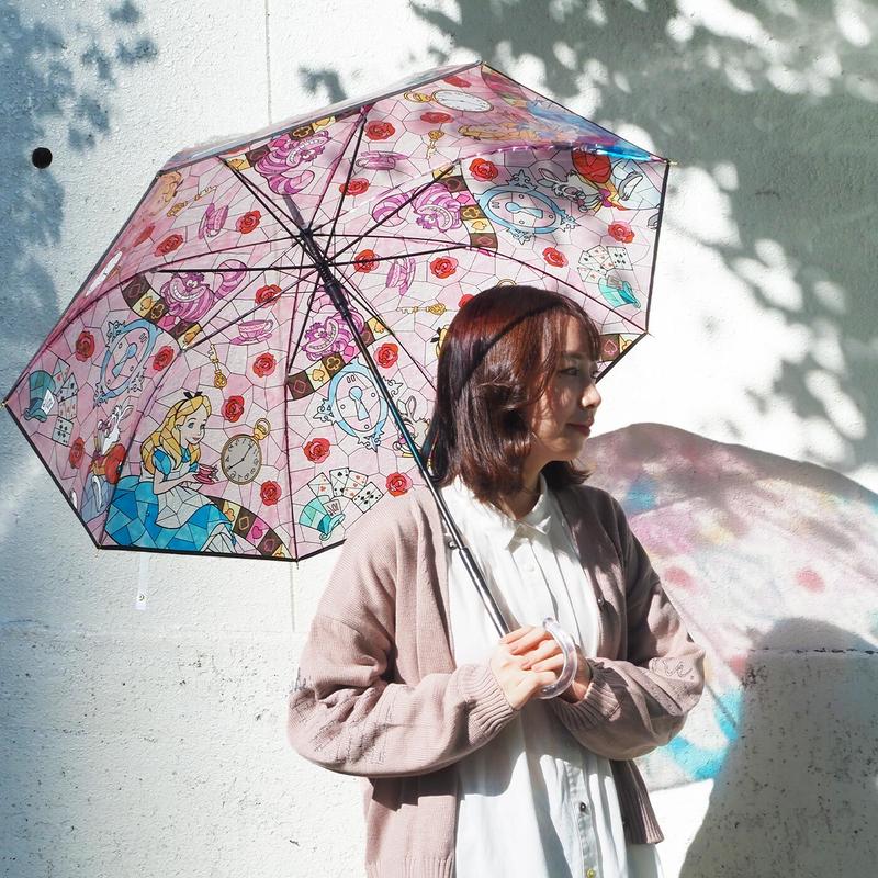 愛麗絲夢遊仙境彩繪玻璃雨遮 [現貨]