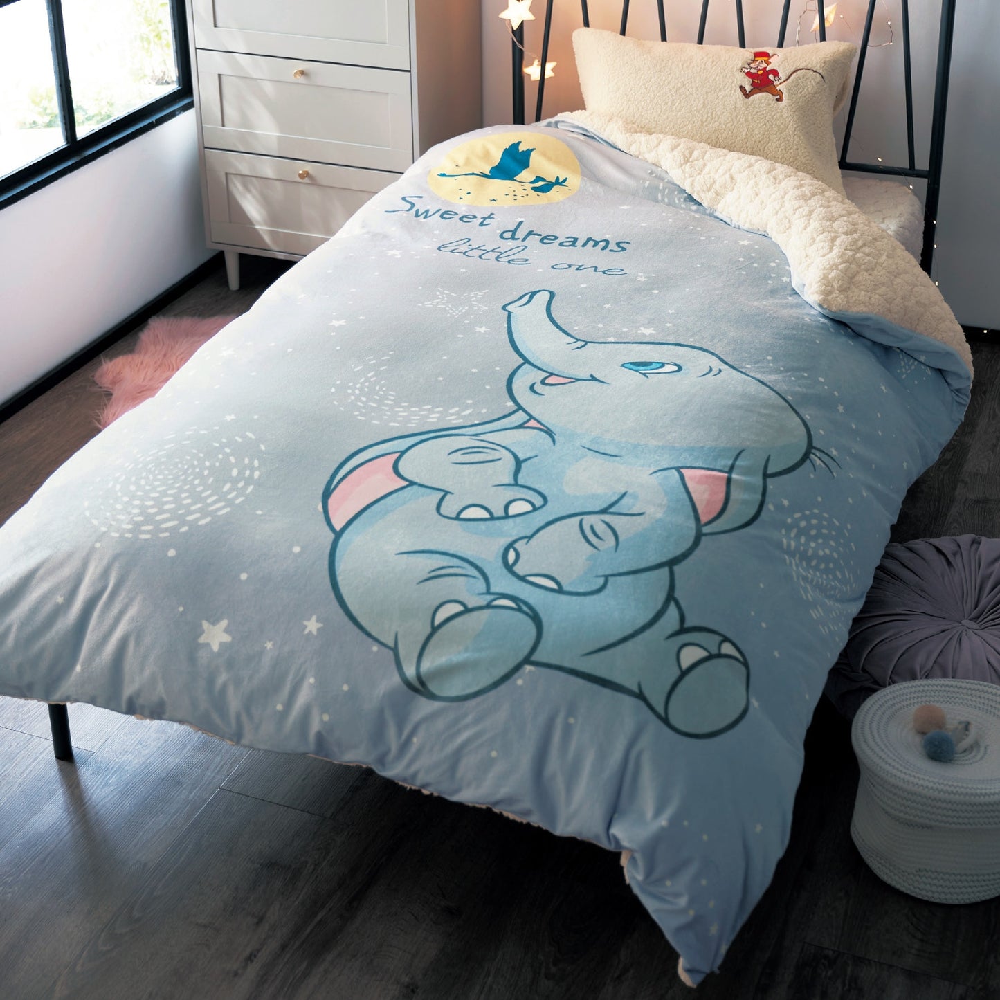  Pinocchio & Dumbo star duvet cover 3-piece set 