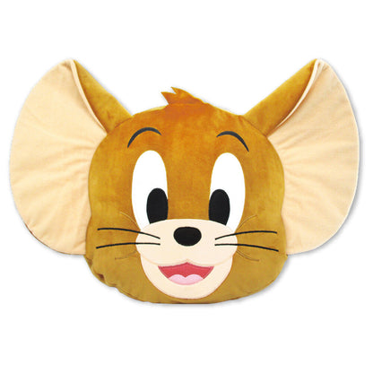 TOM&JERRY Face Pillow (Nibbles/Tom/Jerry)