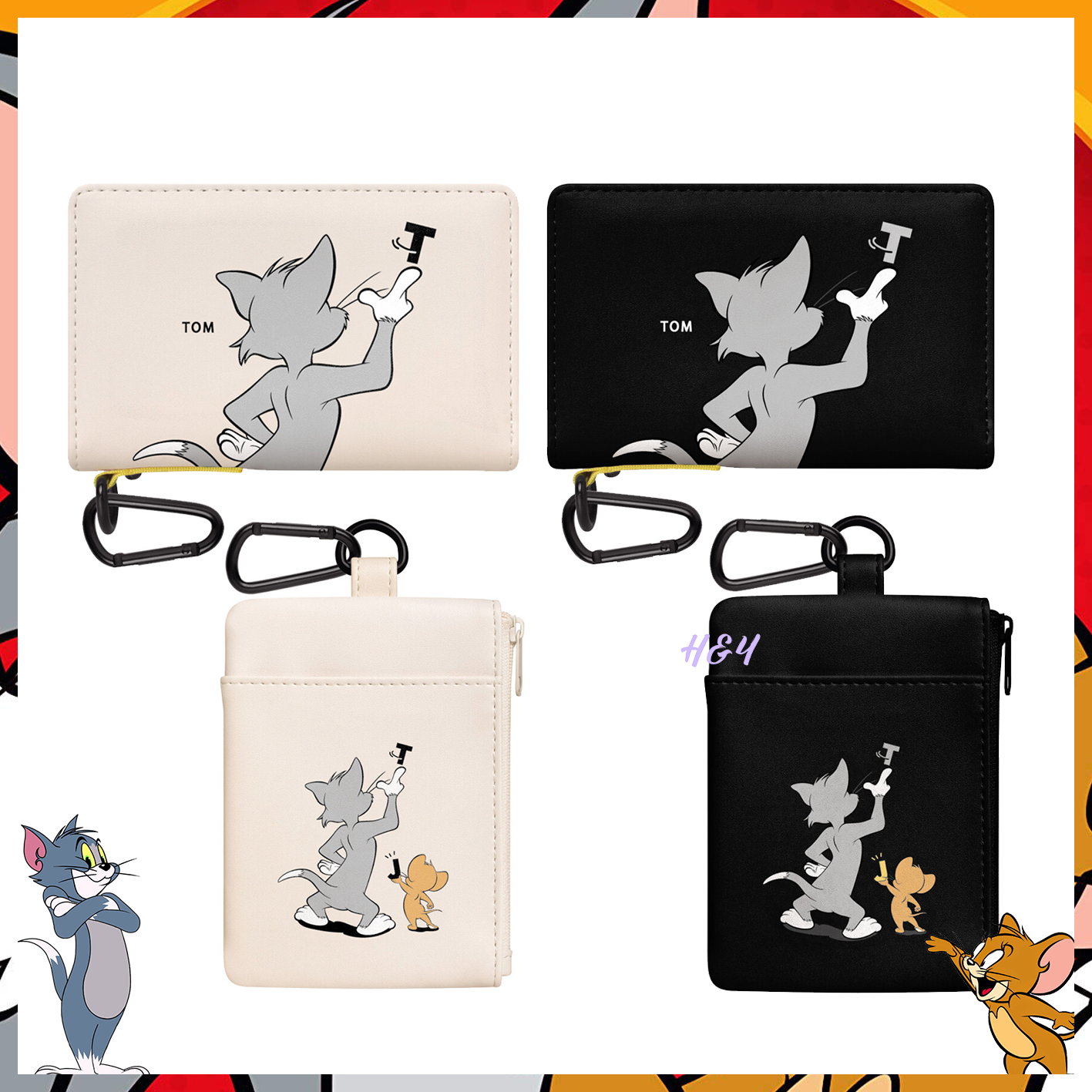Tom and Jerry wallet & card holder [預計發售2024年4月上旬]
