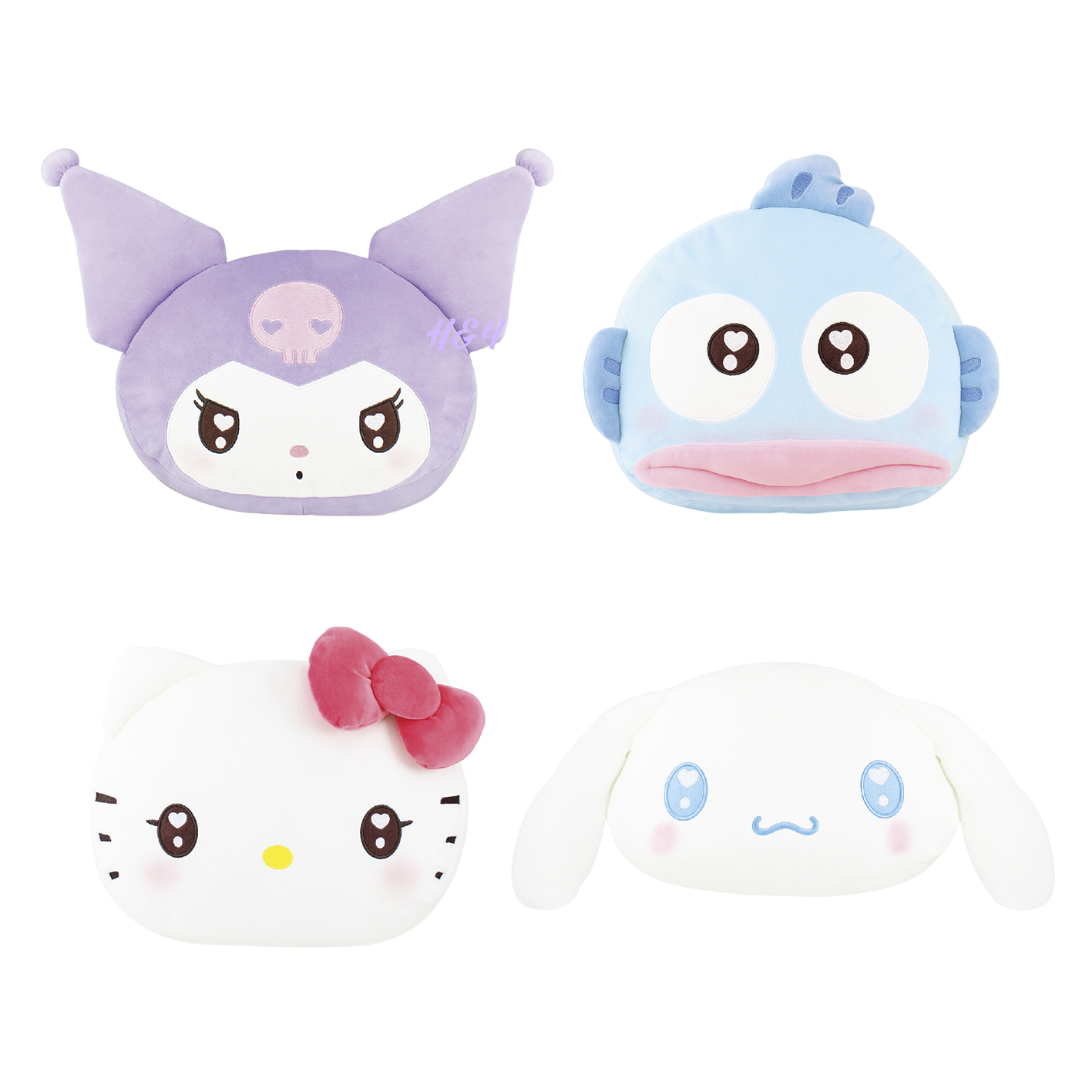 Sanrio Characters Face Pillow