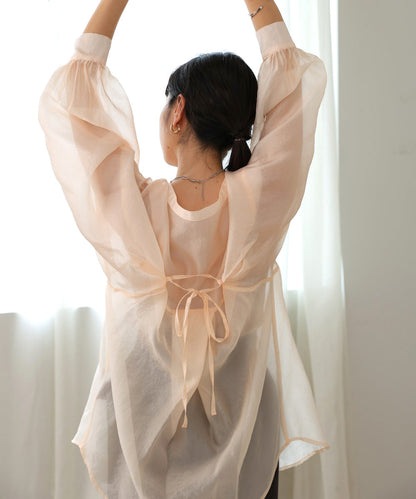 Curve Design Sheer Blouse