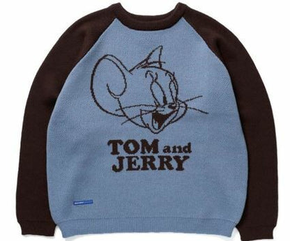 SEQUENZ meets TOM&JERRY CAN'T CHOOSE RAGLAN KNIT