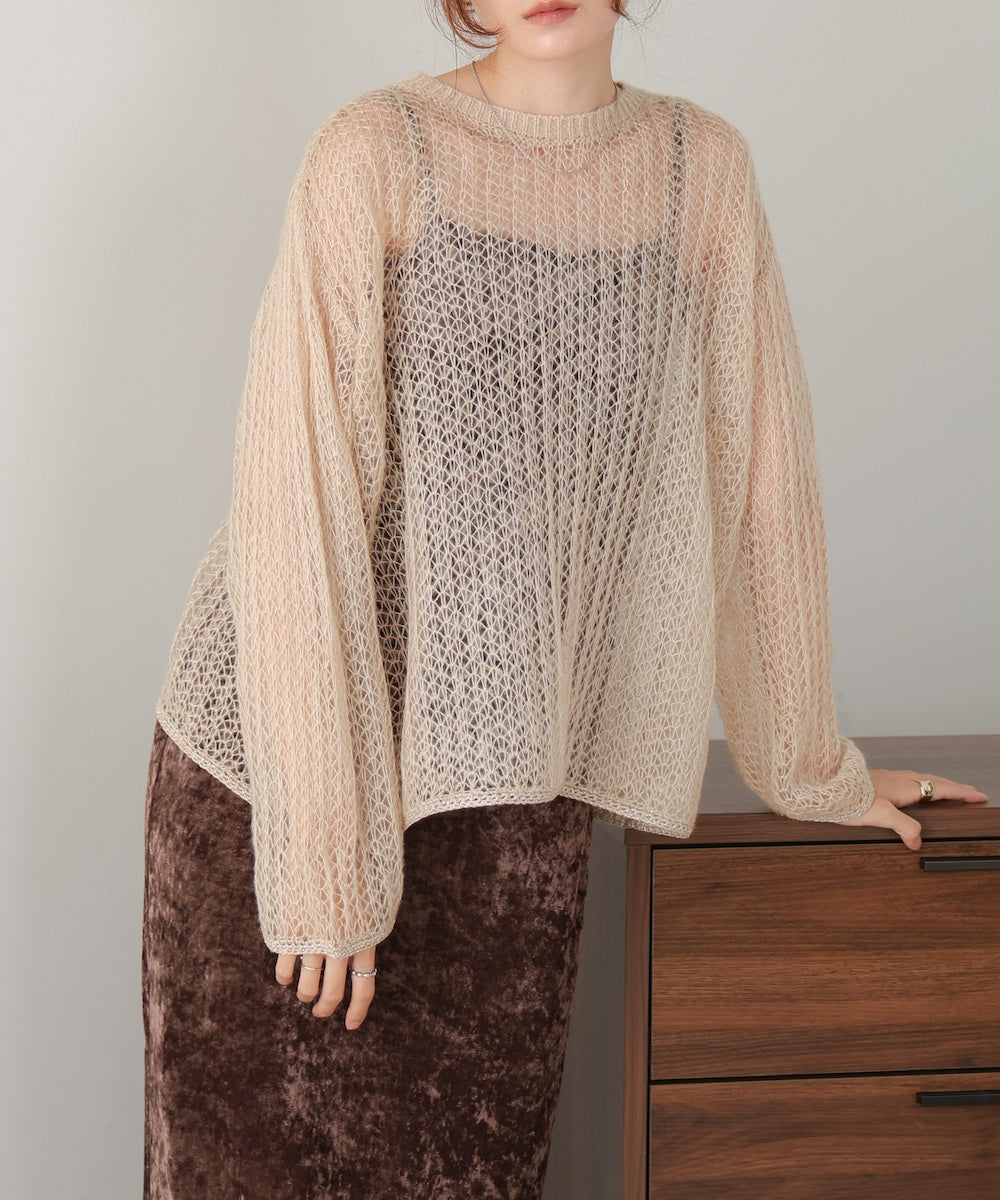 Openwork Knit Top