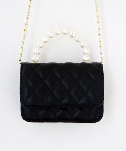 Pearl Handle 2-Way Mini Bag