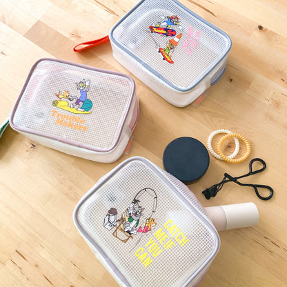 TOM and JERRY×Flapper Colorful Sports Pouch