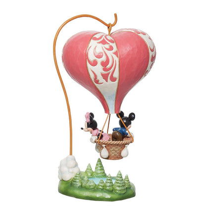 Disney Traditions Mickey & Minnie 心形氣球擺設