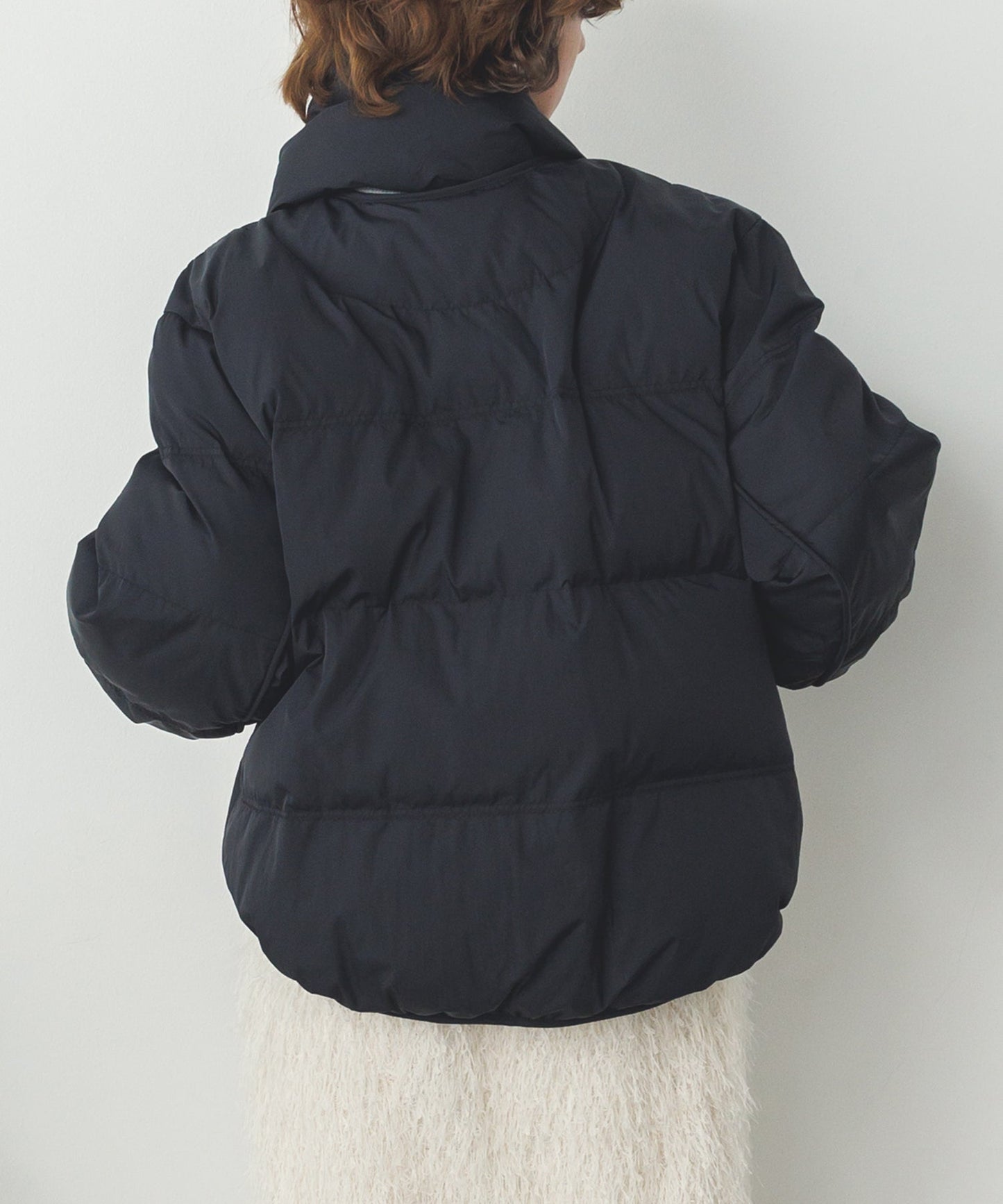 Quilted Jacket with Muffler