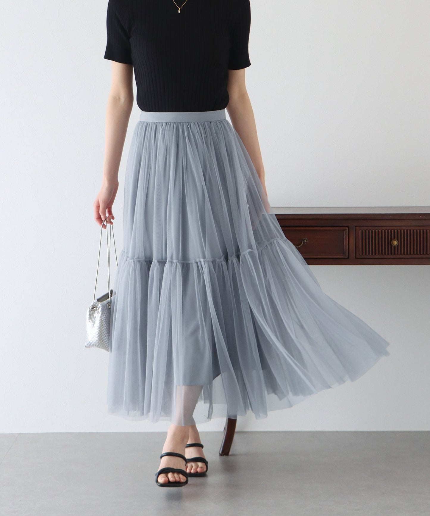 Tulle Tiered Skirt