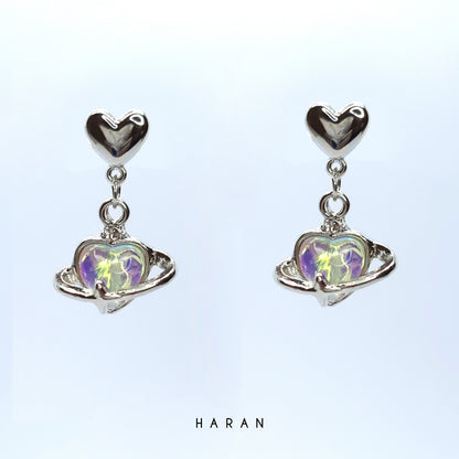 Universe Heart Earrings