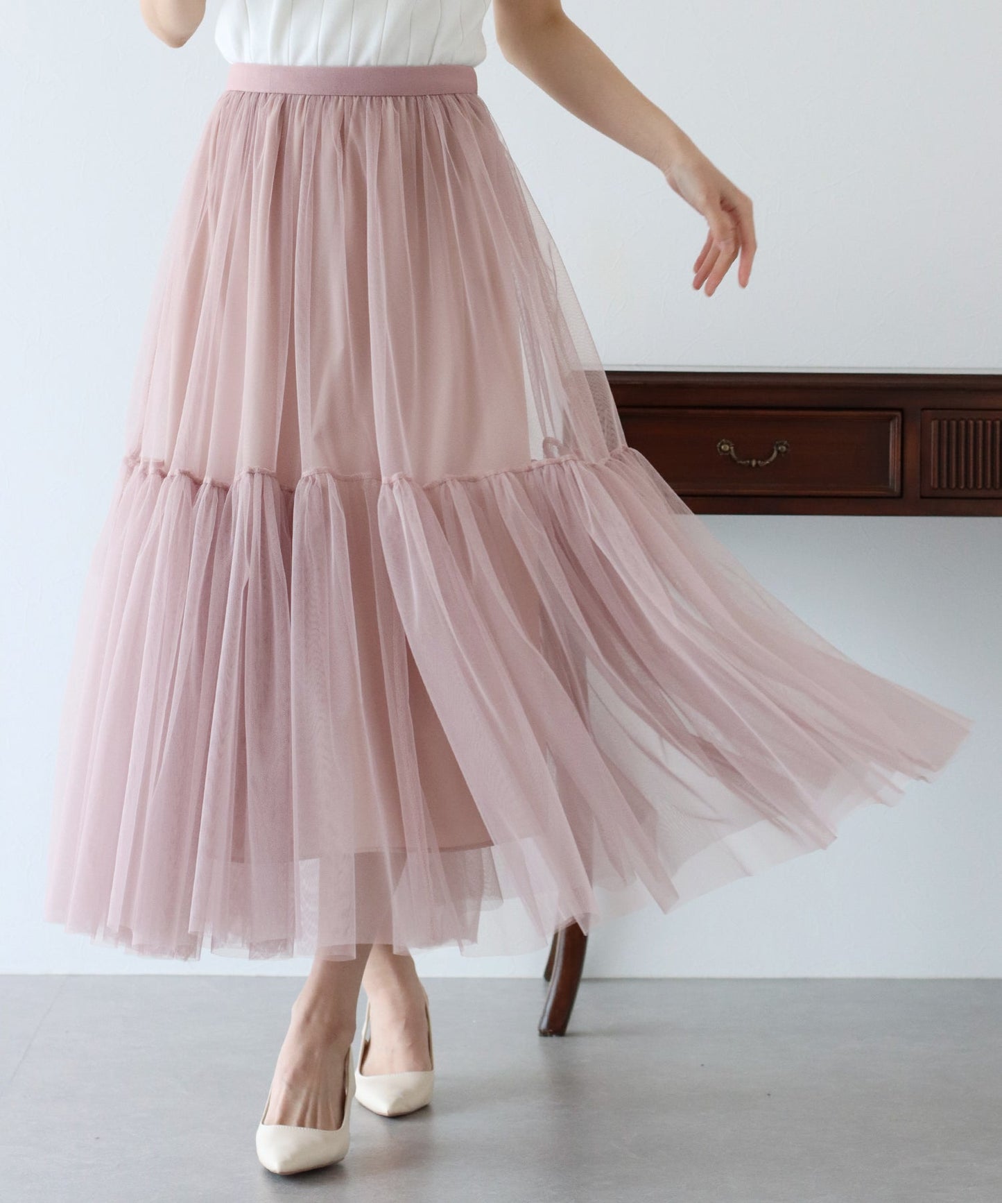 Tulle Tiered Skirt