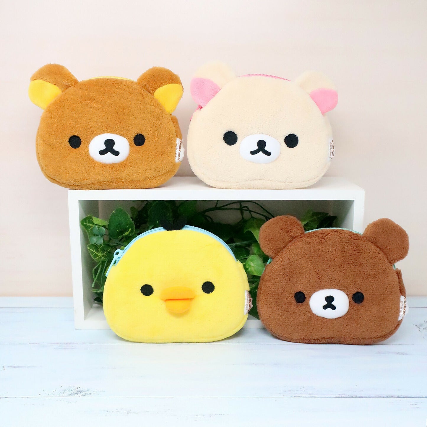 Rilakkuma Fluffy Tote Bag & Pouch Set