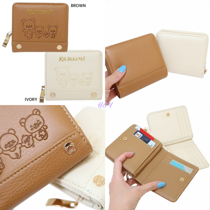 Rilakkuma Wallet & Crossbody Bag (Brown/Ivory)