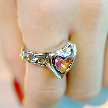 Pink Sweet Heart Ring