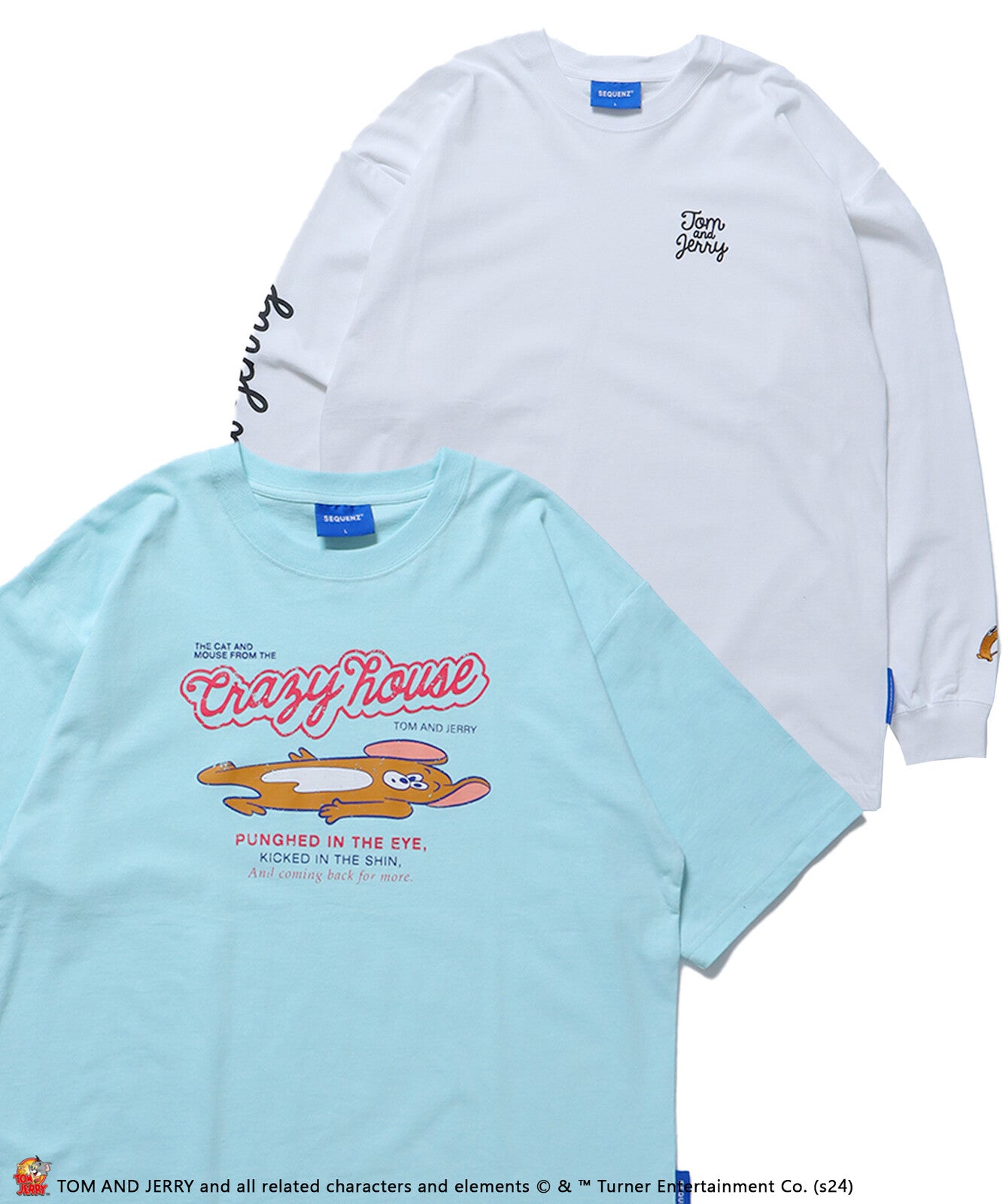 TOM&JERRY VINTAGE LIKE TEE LAYERED