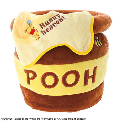 Winnie the Pooh Honey Pot Warm Blanket With Cushion