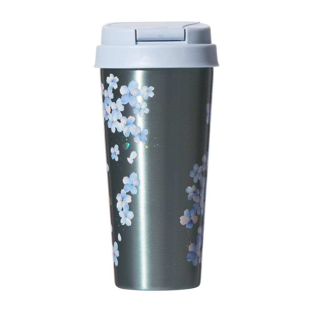 櫻花閃耀隨行保溫瓶 天空藍 473ml