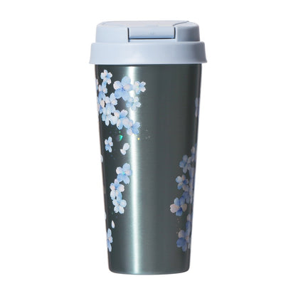 櫻花閃耀隨行保溫瓶 天空藍 473ml