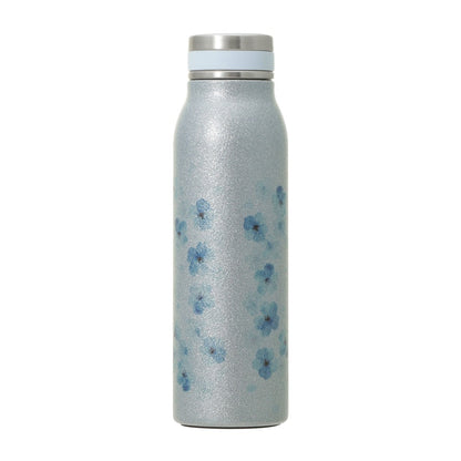 櫻花閃粉保溫瓶 天空藍 444ml