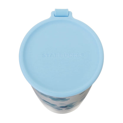 櫻花掛繩隨身瓶 天空藍 355ml