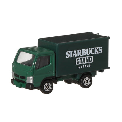 【Starbucks × BEAMS TOMICA Collection】別注綠色貨車合金車（STARBUCKS STAND by BEAMS Tomica）