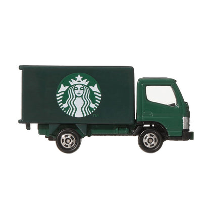【Starbucks × BEAMS TOMICA Collection】別注綠色貨車合金車（STARBUCKS STAND by BEAMS Tomica）