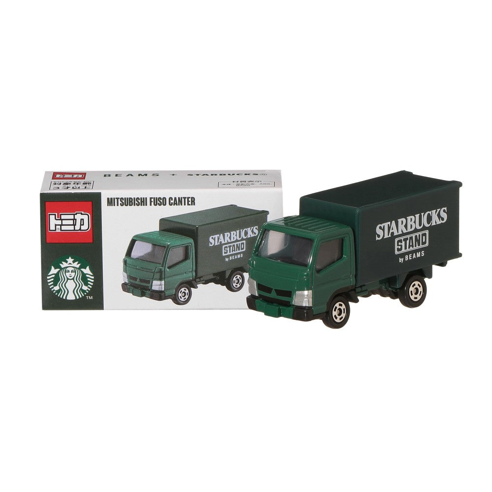 【Starbucks × BEAMS TOMICA Collection】別注綠色貨車合金車（STARBUCKS STAND by BEAMS Tomica）