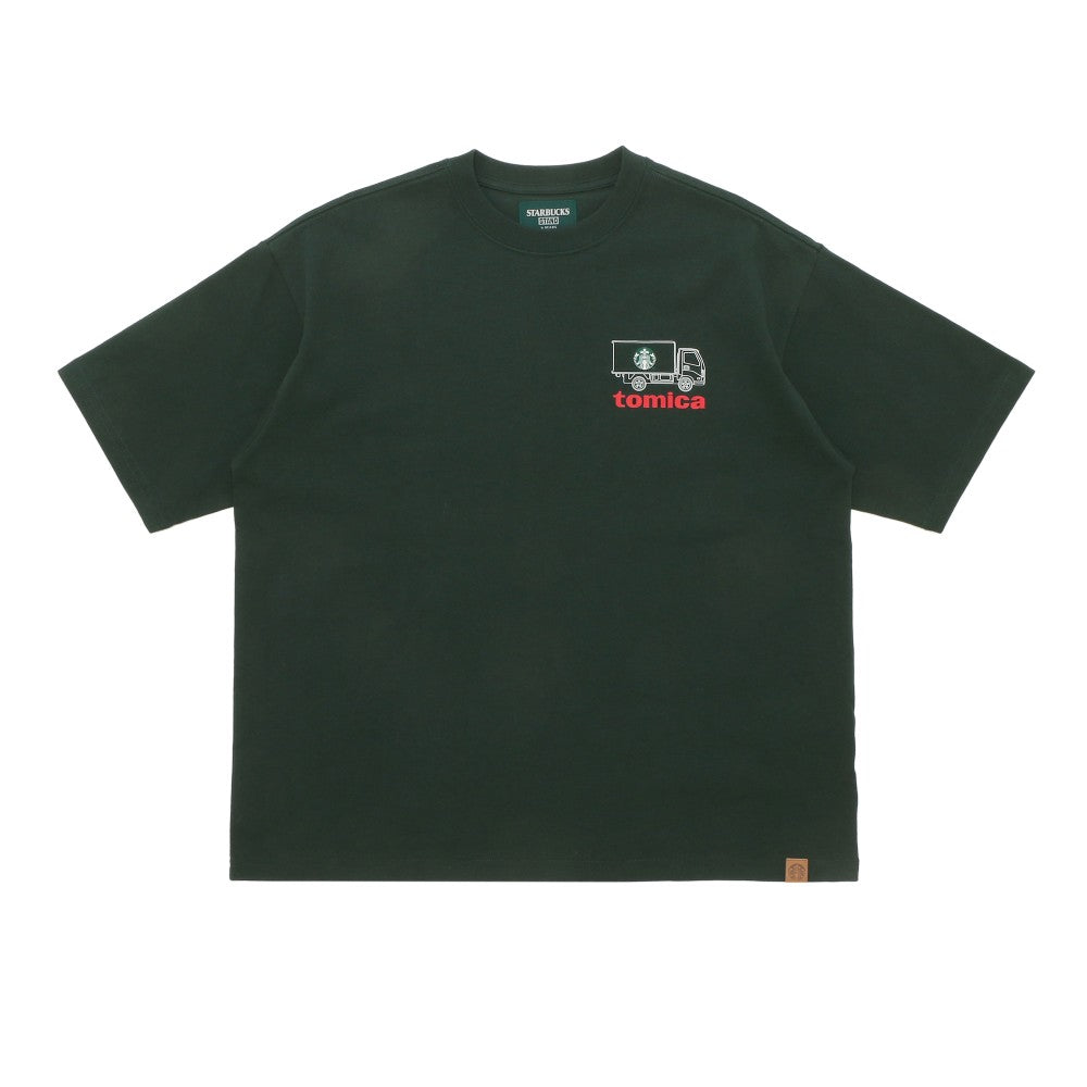 【Starbucks × BEAMS TOMICA Collection】LOGO 貨車印花 T-shirt A（成人） STARBUCKS STAND by BEAMS Tee A for Adults
