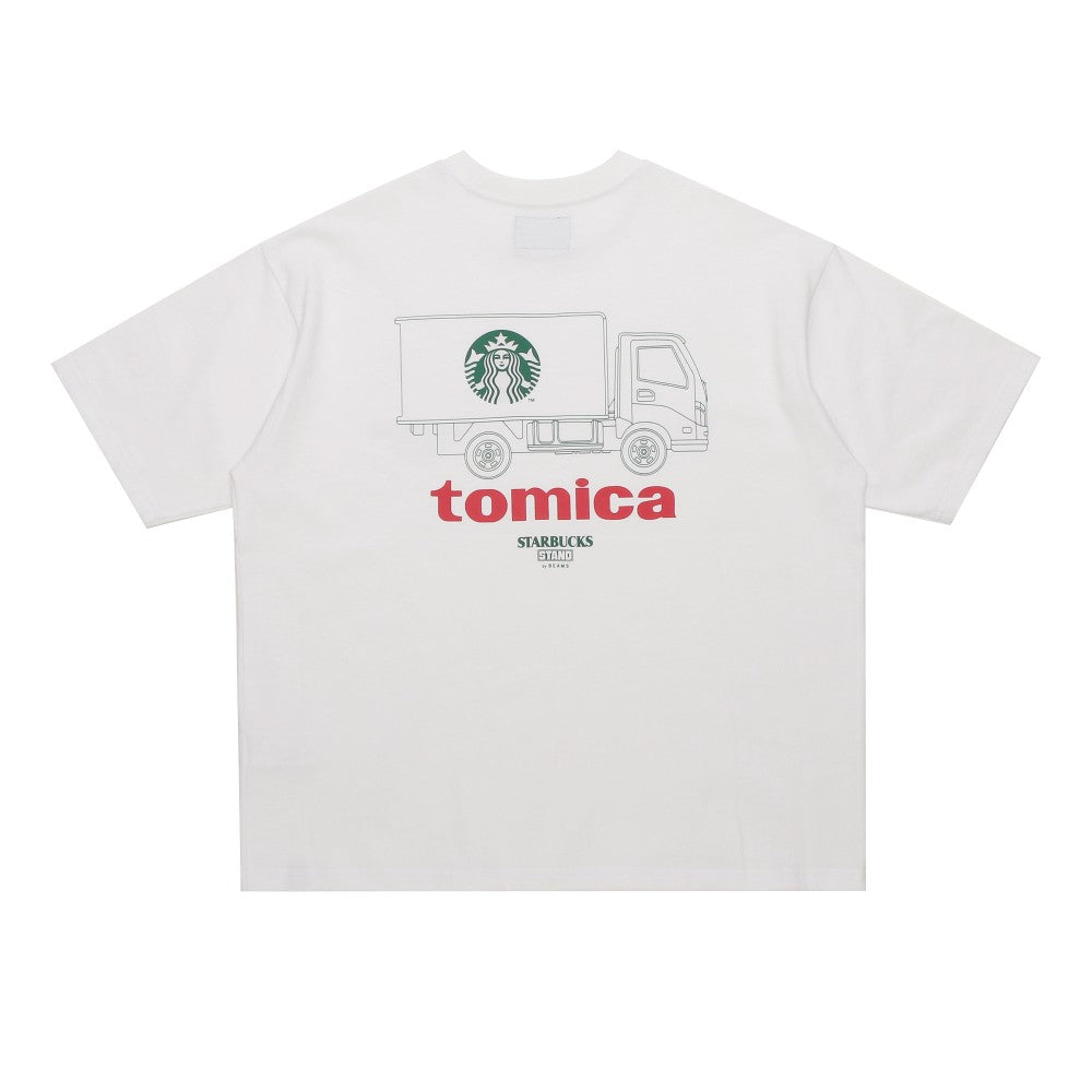 【Starbucks × BEAMS TOMICA Collection】LOGO 貨車印花 T-shirt B（成人） STARBUCKS STAND by BEAMS Tee B for Adults