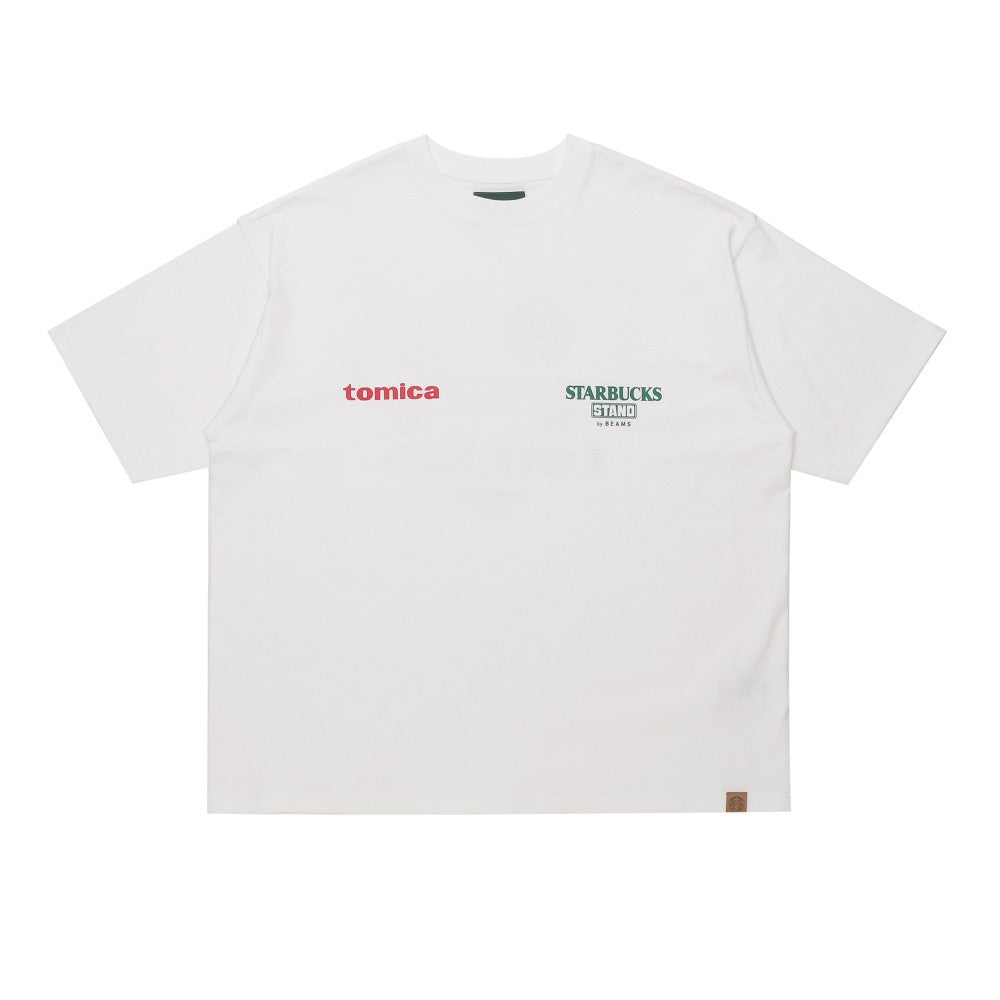 【Starbucks × BEAMS TOMICA Collection】LOGO 貨車印花 T-shirt B（成人） STARBUCKS STAND by BEAMS Tee B for Adults