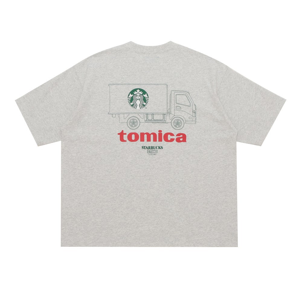 【Starbucks × BEAMS TOMICA Collection】LOGO 貨車印花 T-shirt B（成人） STARBUCKS STAND by BEAMS Tee B for Adults