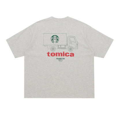 【Starbucks × BEAMS TOMICA Collection】LOGO 貨車印花 T-shirt B（成人） STARBUCKS STAND by BEAMS Tee B for Adults