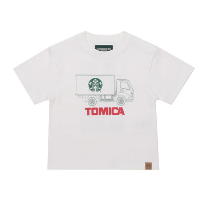 【Starbucks × BEAMS TOMICA Collection】LOGO 貨車印花 T-shirt A（KIDS） STARBUCKS STAND by BEAMS Tee A for Kids
