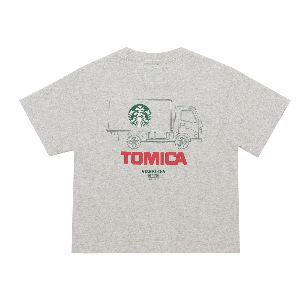 【Starbucks × BEAMS TOMICA Collection】LOGO 貨車印花 T-shirt B（KIDS） STARBUCKS STAND by BEAMS Tee B for Kids