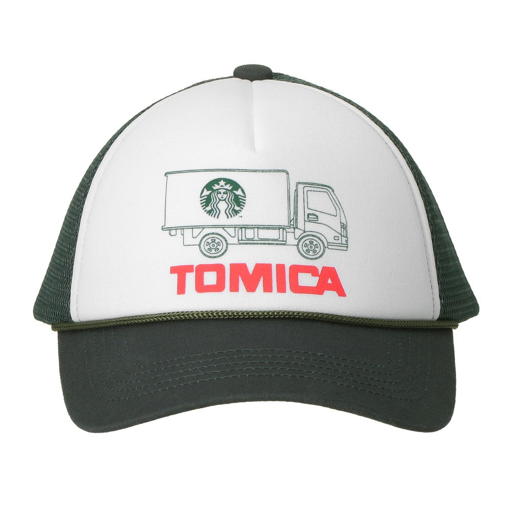 【Starbucks × BEAMS TOMICA Collection】刺繡 Logo 6片棒球帽（STARBUCKS STAND by BEAMS 親子款 Cap）