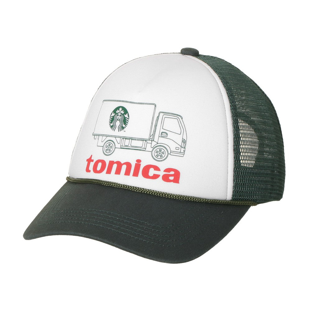 【Starbucks × BEAMS TOMICA Collection】刺繡 Logo 6片棒球帽（STARBUCKS STAND by BEAMS 親子款 Cap）