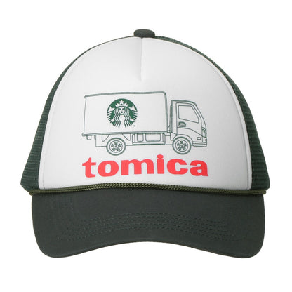 【Starbucks × BEAMS TOMICA Collection】刺繡 Logo 6片棒球帽（STARBUCKS STAND by BEAMS 親子款 Cap）