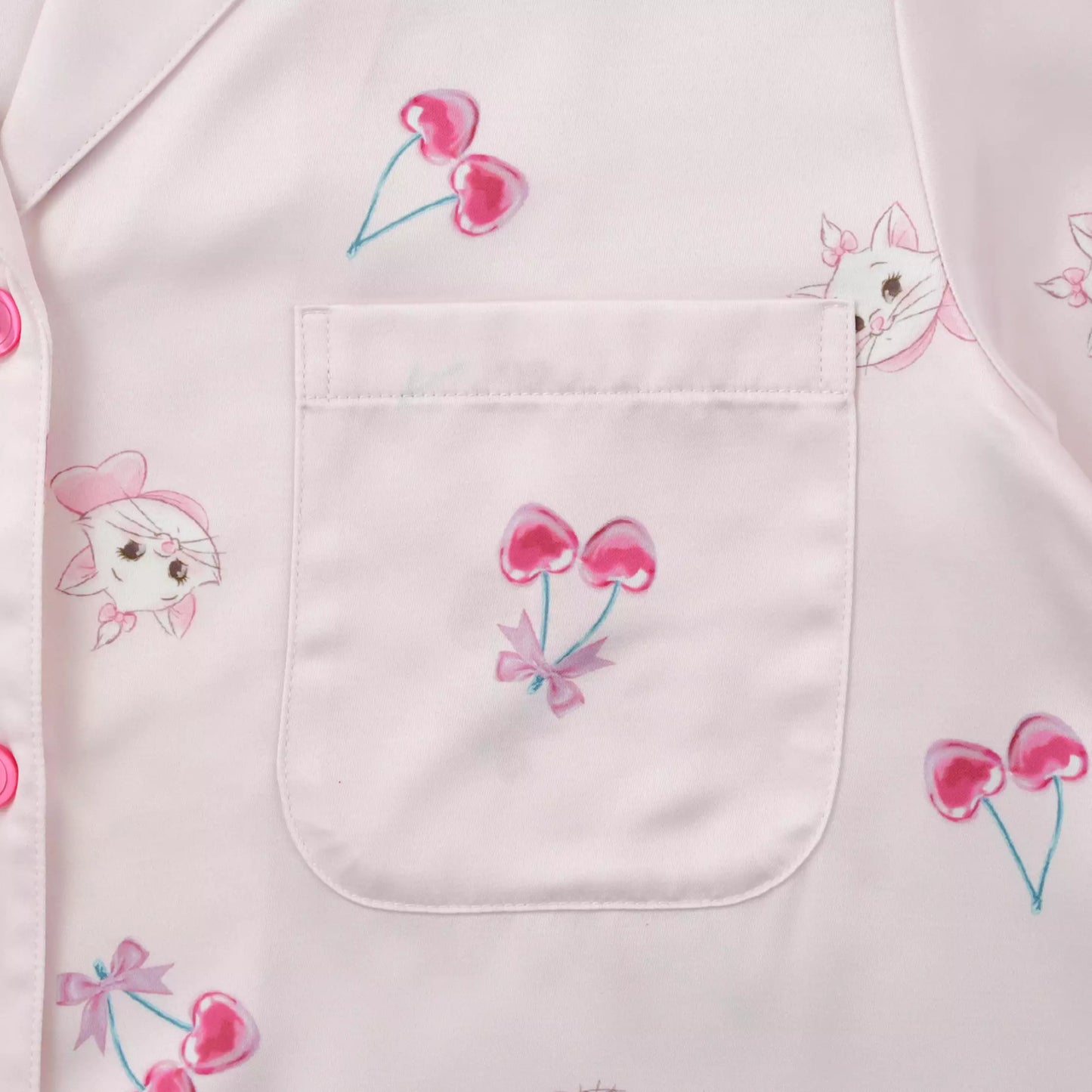 瑪莉 貓兒歷險記 長袖洋裝 家居服 附髮圈 GLOSSY FRUITS