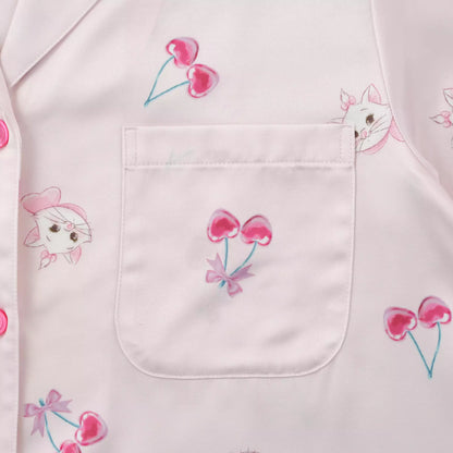 瑪莉 貓兒歷險記 長袖洋裝 家居服 附髮圈 GLOSSY FRUITS