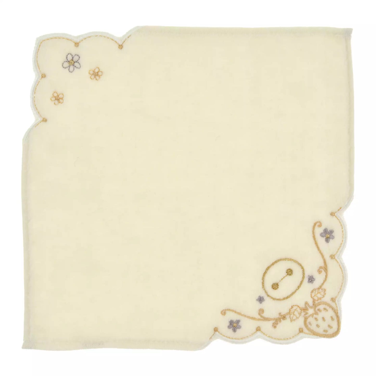 Baymax 迷你毛巾 草莓＆花卉