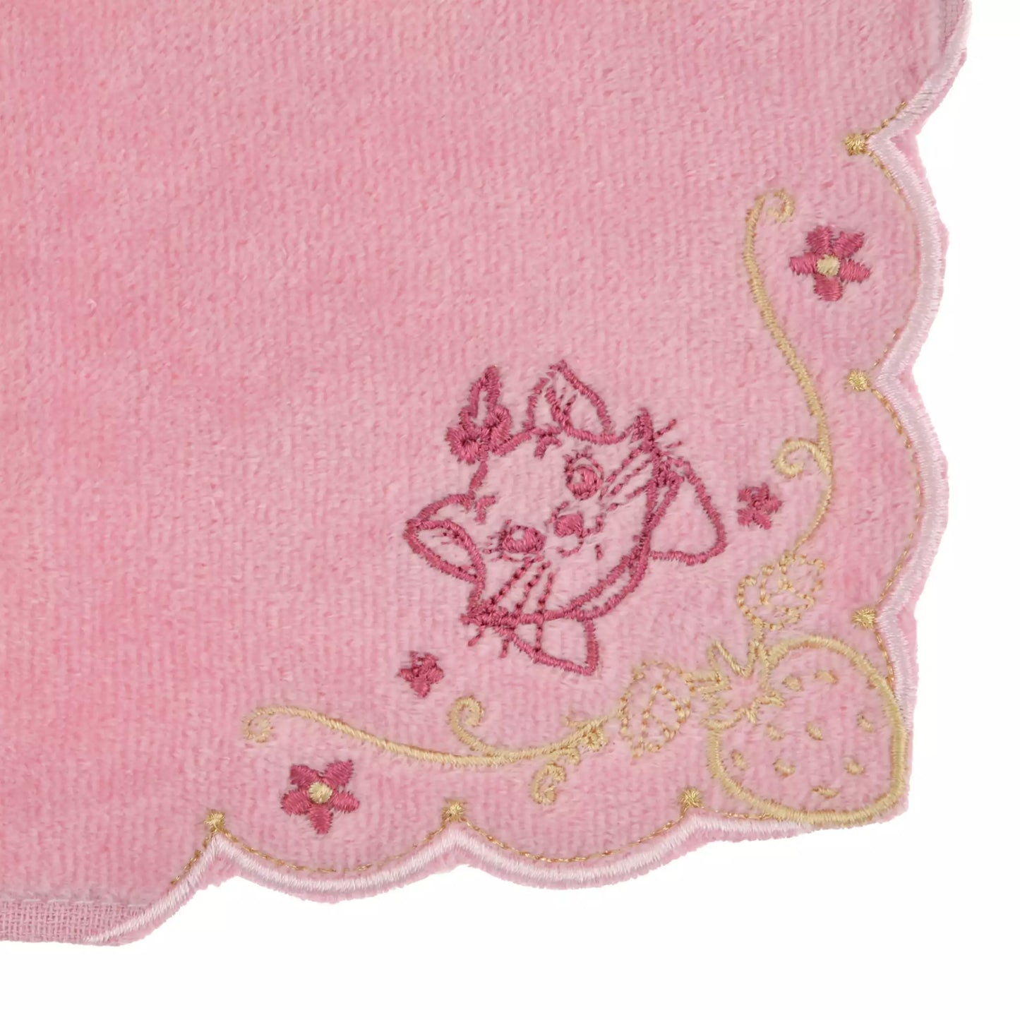 瑪莉 貓兒歷險記 迷你毛巾 草莓＆花卉