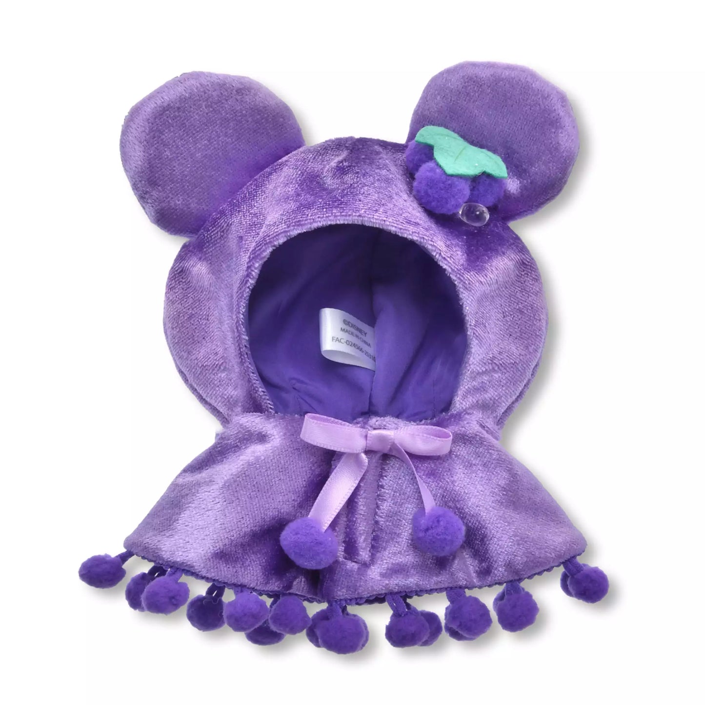 UniBearCity 公仔鑰匙圈專用服飾 雨衣 米奇 GLOSSY FRUITS