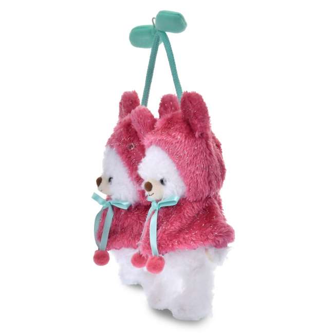 UniBearCity 公仔鑰匙圈專用服飾 雨衣 米奇 櫻桃 GLOSSY FRUITS