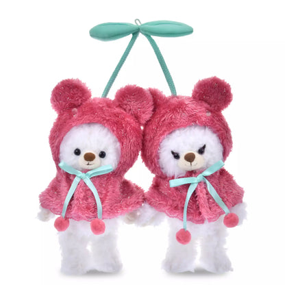 UniBearCity 公仔鑰匙圈專用服飾 雨衣 米奇 櫻桃 GLOSSY FRUITS