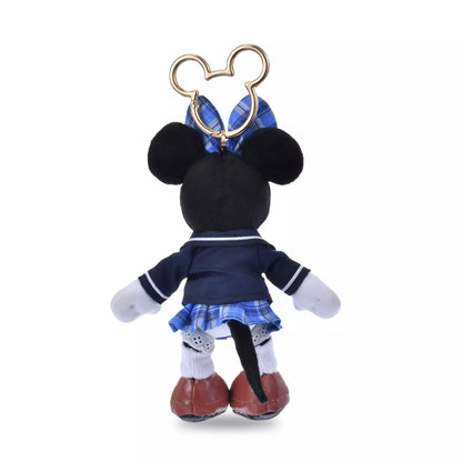 Minnie 制服校園造型公仔匙扣（SCHOOL 系列） Minnie School Uniform Look Plush Keychain