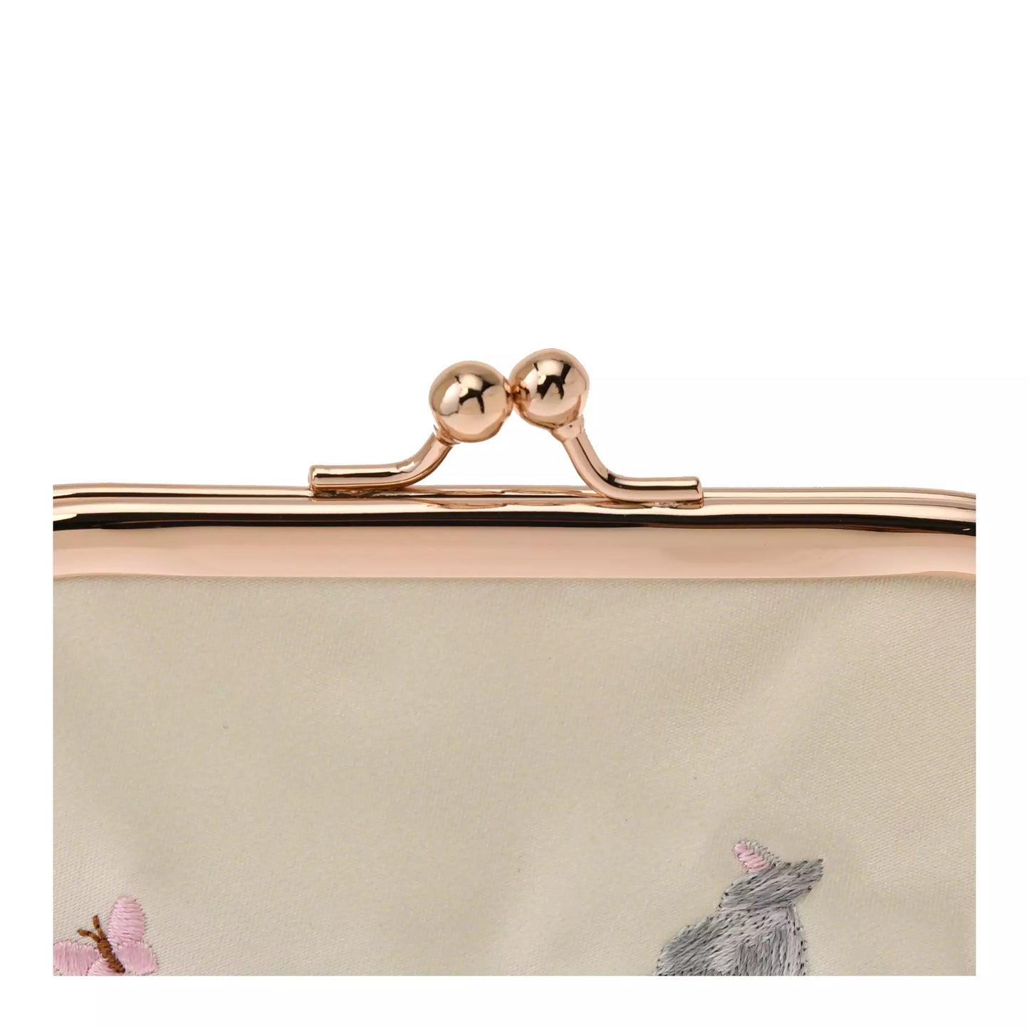 Miss Bunny & Thumper 口金小物包 Miss Bunny & Thumper Gamaguchi Pouch – Spring Romance