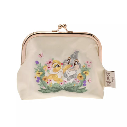 Miss Bunny & Thumper 口金小物包 Miss Bunny & Thumper Gamaguchi Pouch – Spring Romance