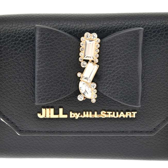 【JILL by JILL STUART】Minnie 水鑽蝴蝶結三摺銀包 New Lifestyle