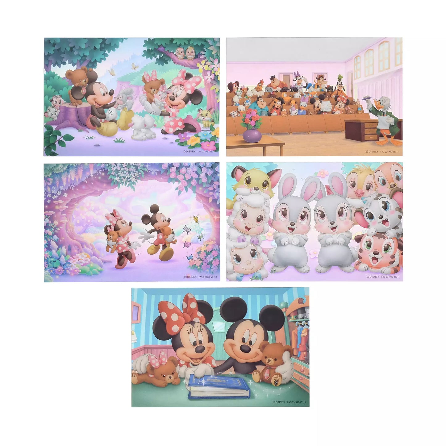 UniBestiez 角色明信片連相架套裝 Disney UniBestiez Postcard Set with Frame