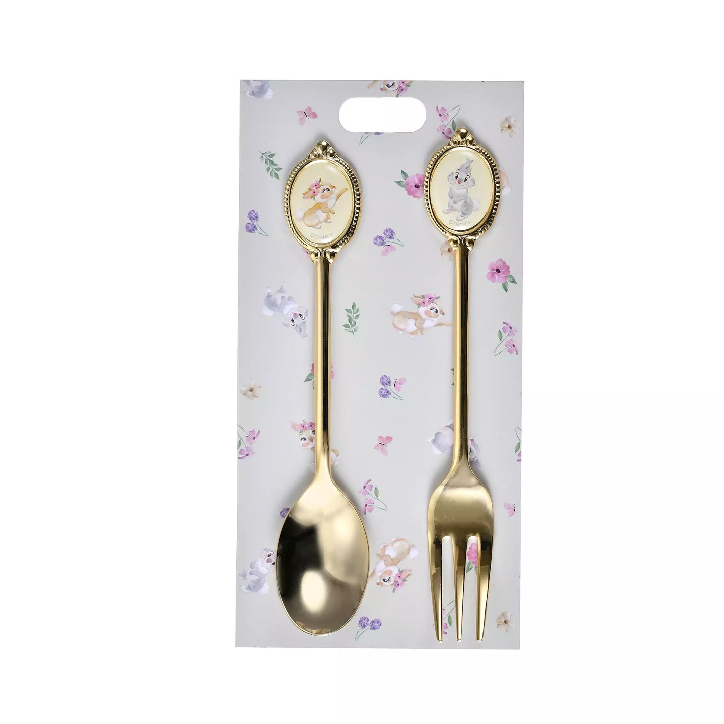Miss Bunny & Thumper 匙叉餐具套裝 Miss Bunny & Thumper Spoon & Fork Set – Spring Romance
